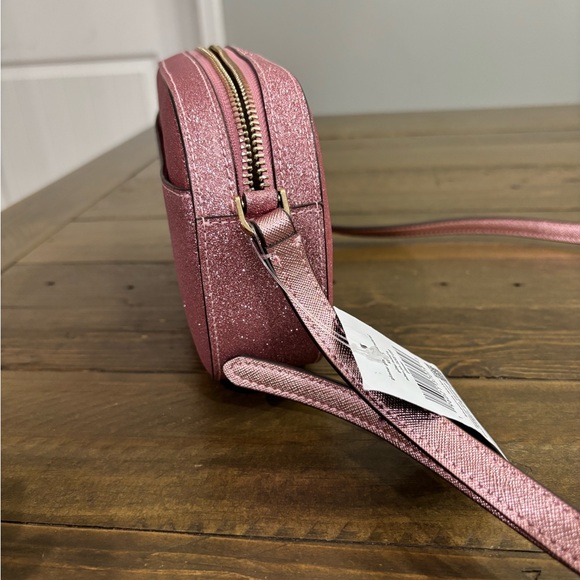 Kate Spade Glimmer Glitter Pink Camera Bag - Picture 5 of 11